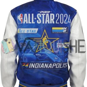 NBA All Star Game 2024 Varsity Jacket back