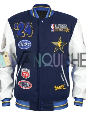NBA All Star Game 2024 Varsity Jacket front
