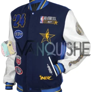 NBA All Star Game 2024 Varsity Jacket left