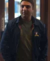 Nate Nick Mohammed Ted Lasso S02 Blue Cotton Jacket Front