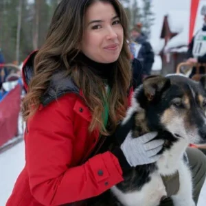 Nichole Sakura The Finnish Line Red Puffer Jacket