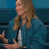 Nobody Wants This Kristen Bell Denim Bomber Jacket