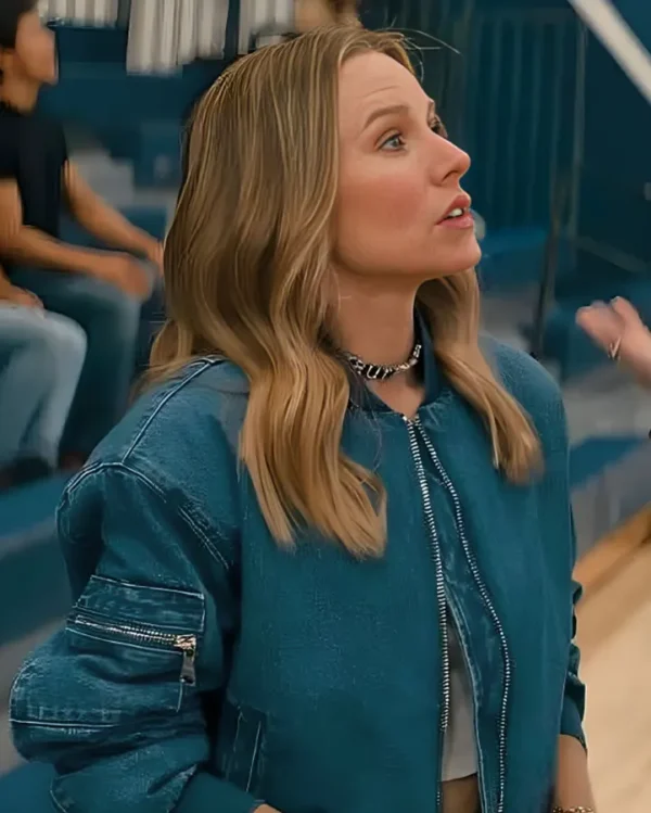 Nobody Wants This Kristen Bell Denim Bomber Jacket Sale