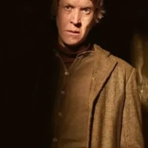 Ole Munch Fargo S05 Brown Wool Trench Coat Front