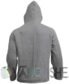Phil Dunster Ted Lasso Grey and Blue Hooded Jacket back