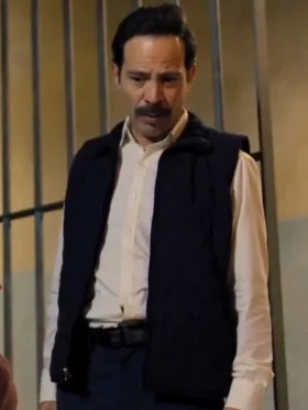 Plutarco Santos The Accident Black Cotton Vest For Sale