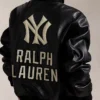 Polo Ralph Lauren Yankees Leather Jacket Back