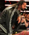 Purchase Monday Night Raw 2024 Seth Rollins Black Leather Jacket