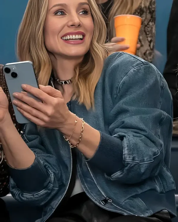 Purchase Nobody Wants This Kristen Bell Denim Bomber Jacket