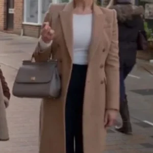 Rebecca Welton Ted Lasso Brown Long Trench Coat