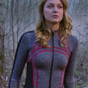Red Daughter Supergirl S04 Melissa Benoist Track Shirt