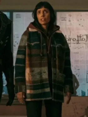 Ritu Arya The Umbrella Academy S04 Plaid Jacket Front View