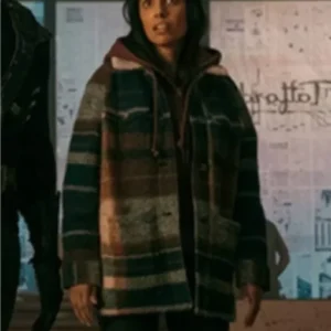 Ritu Arya The Umbrella Academy S04 Plaid Jacket Front View