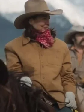 Robin Weigert Tokyo Cowboy 2024 Brown Cotton Jacket