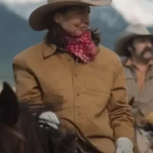 Robin Weigert Tokyo Cowboy 2024 Brown Cotton Jacket