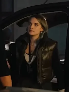 Romina Tonkovic Canary Black 2024 Black Puffer Vest