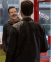 Roy Kent Ted Lasso S02 Brett Goldstein Leather Jacket Back View