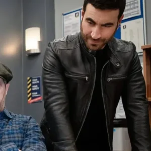 Roy Kent Ted Lasso S03 Biker Leather Jacket