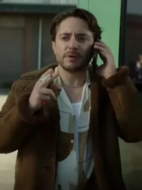 Ryan Sampson Brassic S05 Leather Jacket