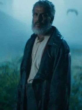 Sami Bouajila The Crow Black Trench Coat