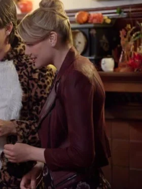 Sarah Luby Autumn at Apple Hill Biker Jacket