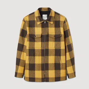 Sasha Nobody Wants This 2024 Check Zip Jacket Front