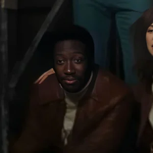 Saturday Night Garrett Morris Brown Leather Jacket