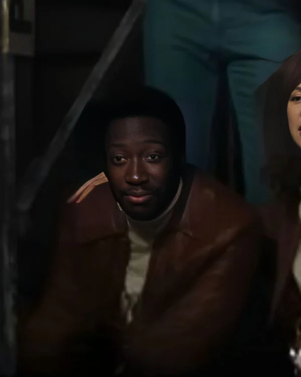 Saturday Night Garrett Morris Brown Leather Jacket