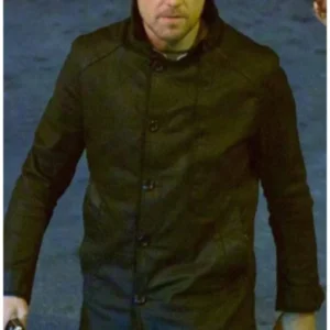 Scott Haze Venom Roland Treece Black Cotton Coat