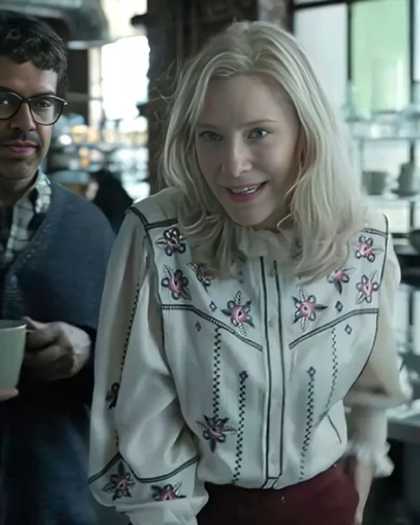 Shop Disclaimer Cate Blanchett Embroidered Shirt