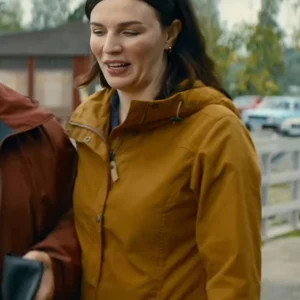 Shop Get Away 2024 Aisling Bea Hooded Yellow Jacket