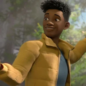 Shop Jurassic World Chaos Theory Darius Bowman Yellow Puffer Jacket