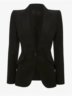 Shop Maya Stern Fool Me Once Black Blazer For Sale