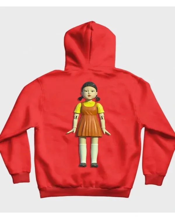 Shop Squid Game Doll Red Light Green Light Hoodie Jacket