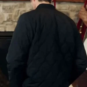 Shop The Fabric Of Christmas Harmon Walsh Black Quilted Jacket