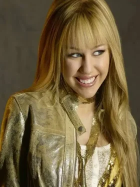 Sitcom Hannah Montana Gold Jacket Front