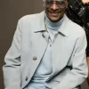 Snoop Dogg The Voice S26 Blue Trench Coat Front