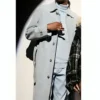 Snoop Dogg The Voice S26 Blue Trench Coat Full View