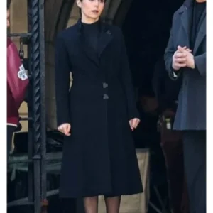 Sofia Falcone The Penguin Black Wool Coat