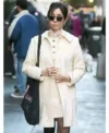 Sofia Falcone The Penguin White Wool Coat