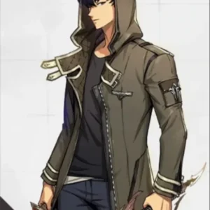 Solo Leveling 2024 Sung Jin Woo Green Cotton Jacket