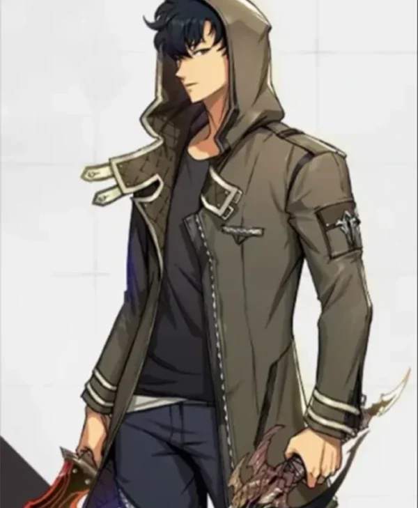 Solo Leveling 2024 Sung Jin Woo Green Cotton Jacket