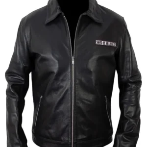 Sons Of Anarchy Black Biker Leather Jacket