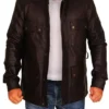 Sons of Anarchy Ray McKinnon Leather Jacket Front