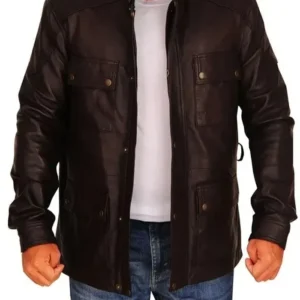 Sons of Anarchy Ray McKinnon Leather Jacket Front