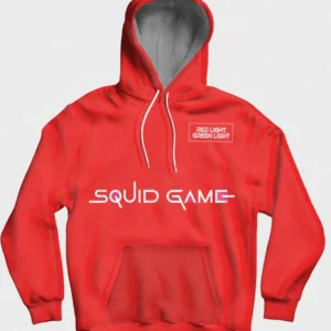 Squid Game Doll Red Light Green Light Hoodie Jacket