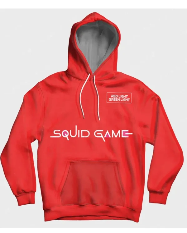 Squid Game Doll Red Light Green Light Hoodie Jacket