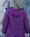 Stella Heikkinen Bay Of Fires Purple Hooded Jacket Back