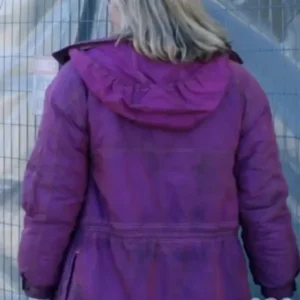 Stella Heikkinen Bay Of Fires Purple Hooded Jacket Back