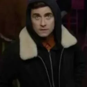 Stephen Manas Ted Lasso S03 Black Bomber Jacket